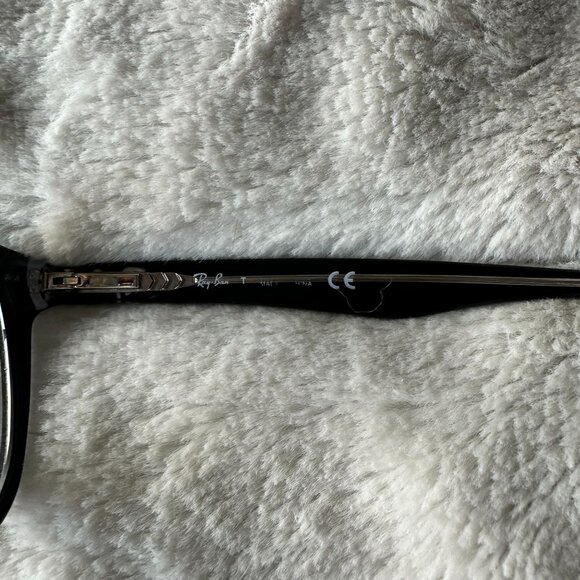 Ray Ban Butterfly Shape RB5285 Polished Black Eyeglasses Sz 53 19-145